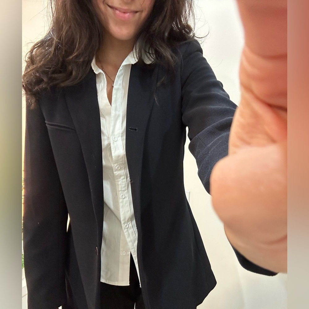 Navy Structured Blazer - Picture 4 of 4